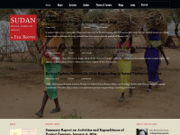 sudanreeves.org Webseite Vorschau