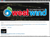 west-wind.com Webseite Vorschau