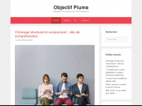 objectif-plume.net Webseite Vorschau