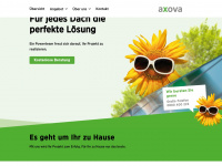 axova.ch Webseite Vorschau