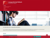 lesegesellschaft.com Webseite Vorschau