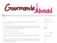 gourmandeabroad.com Webseite Vorschau