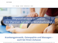 physiotherapie-seelze.de Webseite Vorschau