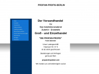 propan-profis.de Webseite Vorschau