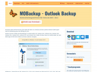 mobackup.de Webseite Vorschau
