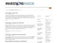 investorsinside.de Webseite Vorschau