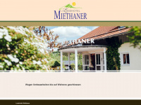 landhotel-miethaner.de Webseite Vorschau