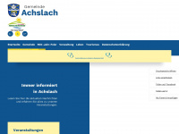 achslach.de Webseite Vorschau