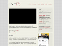 thema1.de Webseite Vorschau
