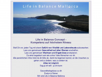 life-in-balance-mallorca.com Webseite Vorschau