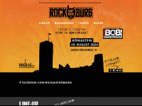 rockaufderburg.de Webseite Vorschau