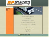 rp-transporte.de Webseite Vorschau
