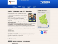 thw-montabaur.de Webseite Vorschau