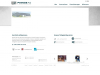 pavese.ch Webseite Vorschau