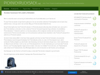picknickrucksack.net Webseite Vorschau