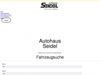 autohaus-seidel.de Webseite Vorschau