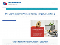 waermetechnik-wh.de Webseite Vorschau