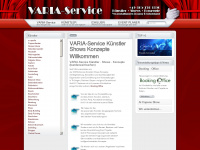 varia-service.de Webseite Vorschau
