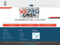 wepro-gmbh.de Webseite Vorschau