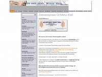 zahnarztpraxis-kohl.de Webseite Vorschau