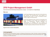 zfb-projectmanagement.com Webseite Vorschau
