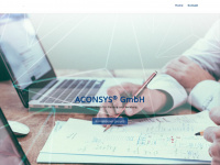 aconsys.de Webseite Vorschau