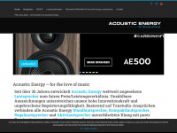 acoustic-energy.de Webseite Vorschau
