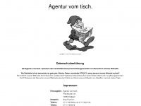 agentur-vom-tisch.de Webseite Vorschau