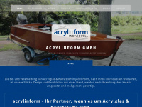 acrylinform.de Webseite Vorschau