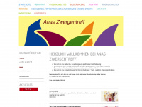 anas-zwergentreff.de Webseite Vorschau