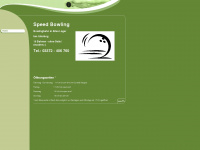 speedbowling.de Webseite Vorschau