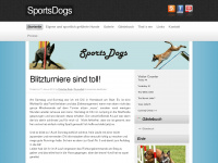 sportsdogs.de Webseite Vorschau