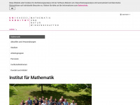 mathematik.uni-kassel.de Webseite Vorschau