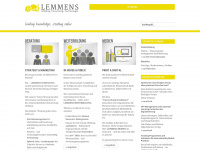 lemmens.de Webseite Vorschau