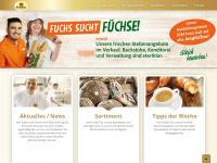 baeckerei-fuchs.de Webseite Vorschau