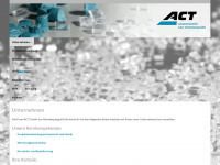 act-gmbh.com Webseite Vorschau