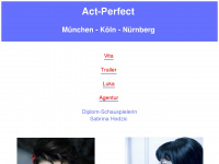act-perfect.de Webseite Vorschau