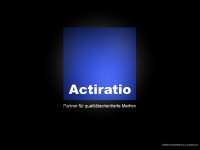 actiratio.de Webseite Vorschau