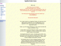 agilityhindernisse.com Webseite Vorschau