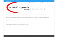 active-components.eu Webseite Vorschau