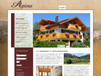 alpina-ferienhaus.de Webseite Vorschau