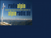 alpinradio.de Webseite Vorschau