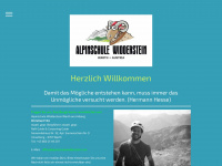 alpinschulewidderstein.com Webseite Vorschau