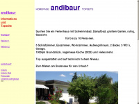 andibaur.de Webseite Vorschau