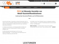 peco-germany.com Webseite Vorschau