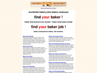 bakery-world.com Webseite Vorschau