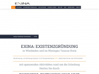 exina.de Webseite Vorschau