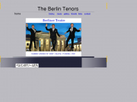 berliner-tenoere.de Webseite Vorschau