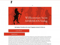 ahriman.com Webseite Vorschau