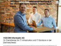 vocom.ch Webseite Vorschau